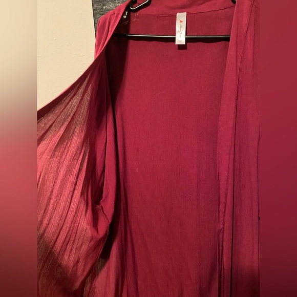 Beautiful Alison Grace Kimono with fringe and embroidered pattern XL - Picture 6 of 14